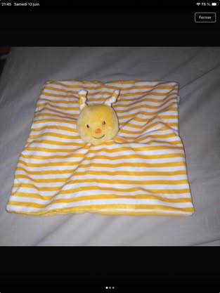 doudou plat abeille — Rennes