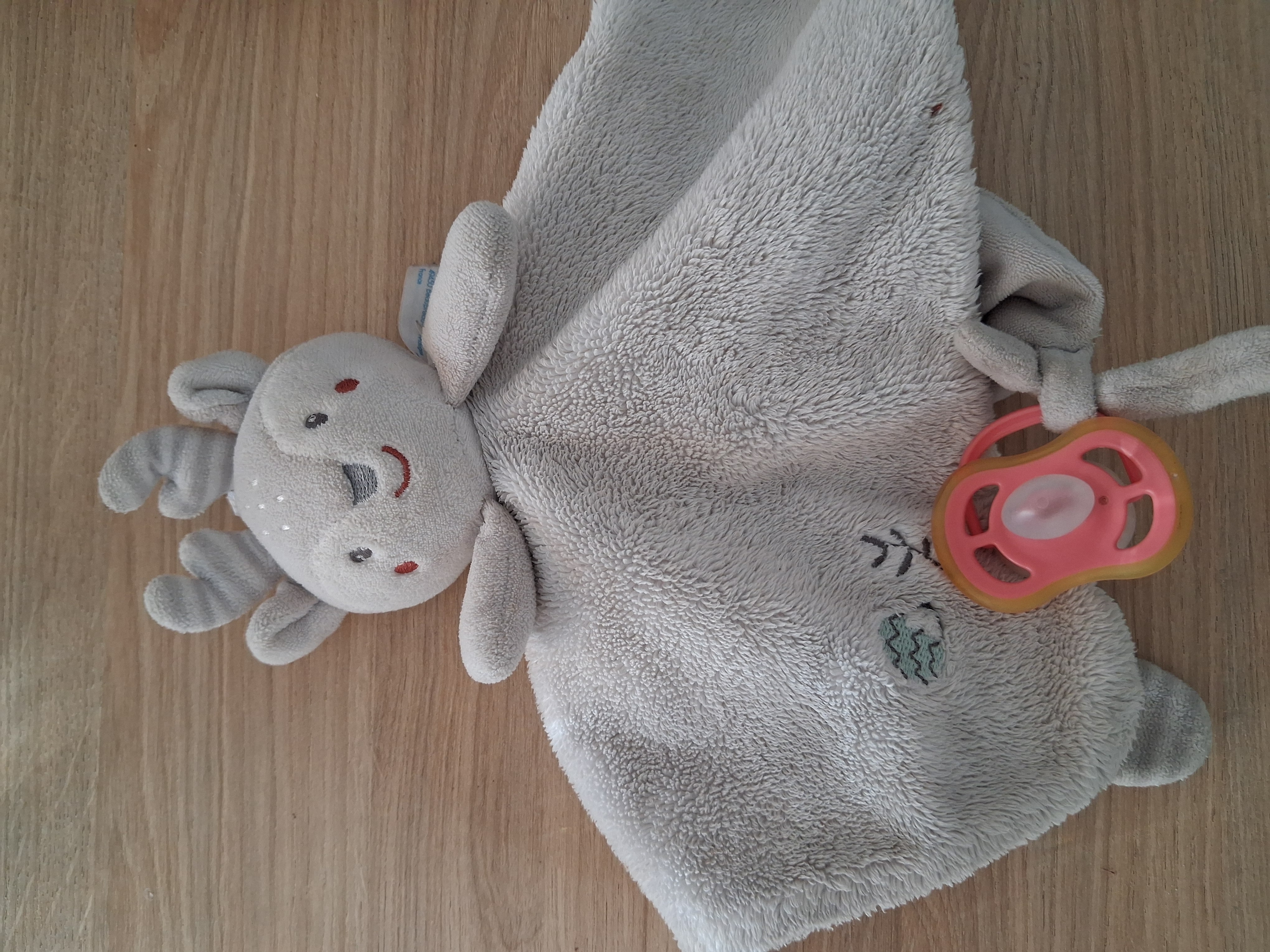 Doudou cerf mouchoir sucre d'orge — Limoges