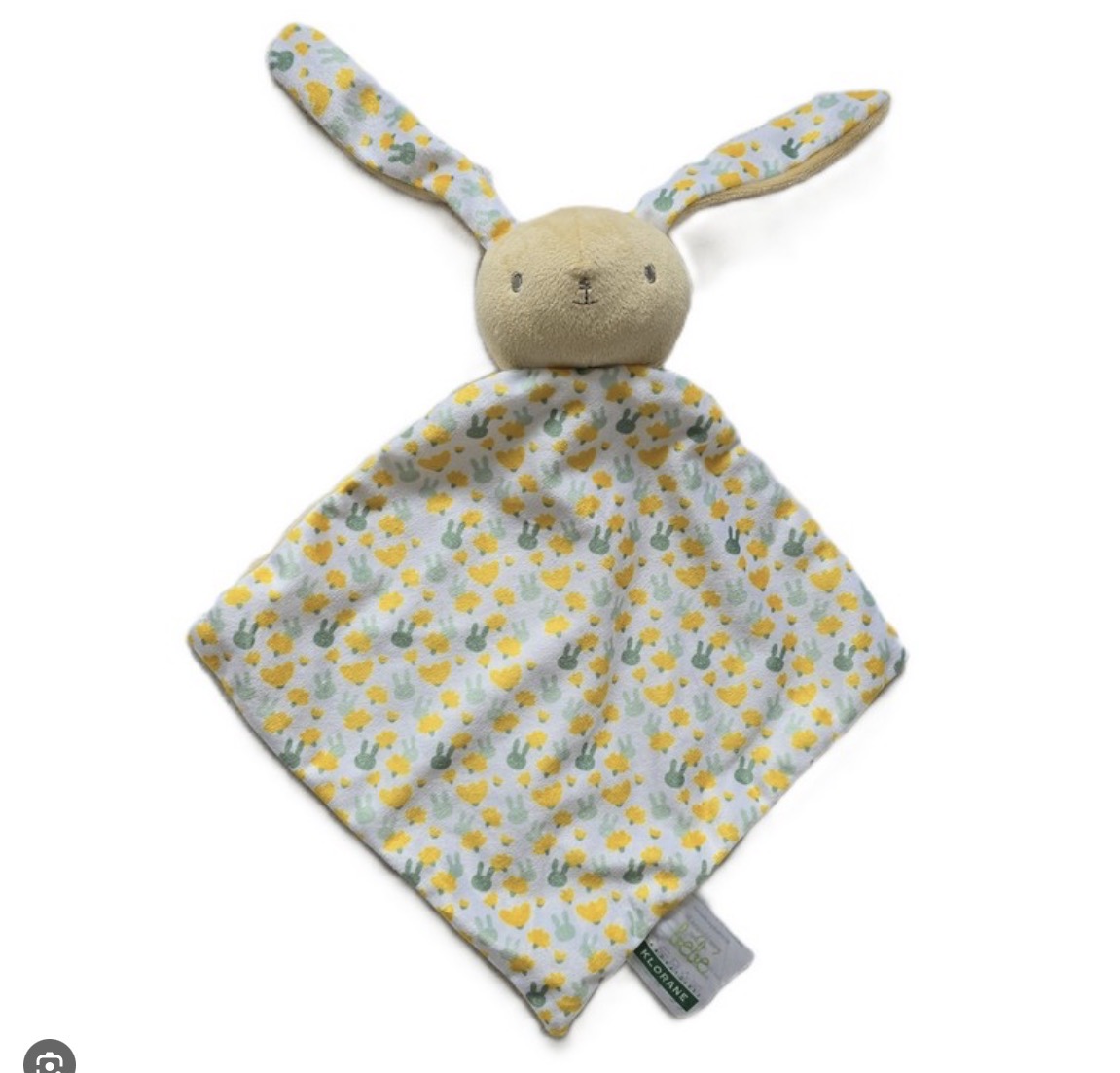 doudou lapin jaune et vert — Courbevoie